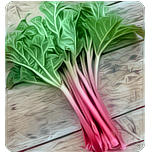 organic rhubarb